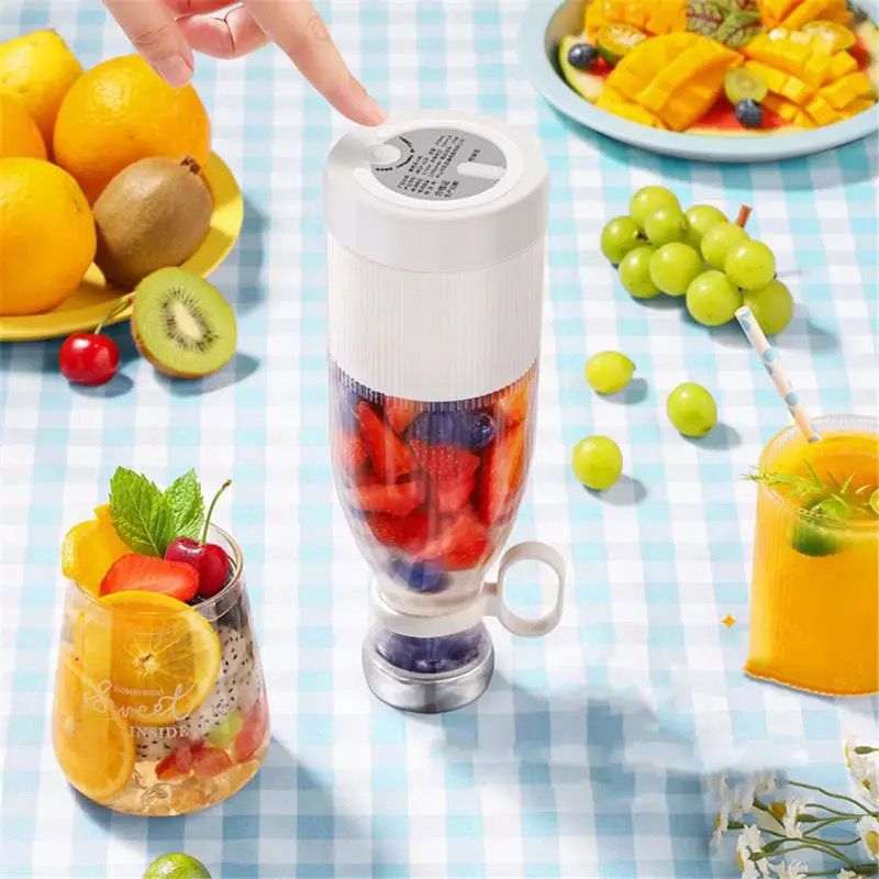 🍊LICUADORA PORTÁTIL RECARGABLE - TIPO BOTELLA💥🍓🍌🍉🍒🥝🍇