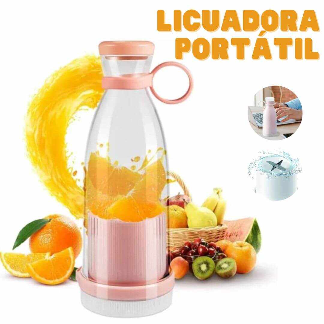 🍊LICUADORA PORTÁTIL RECARGABLE - TIPO BOTELLA💥🍓🍌🍉🍒🥝🍇